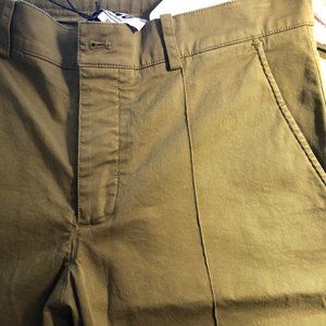 YMC Trousers - Straight Leg Pants - Olive Green